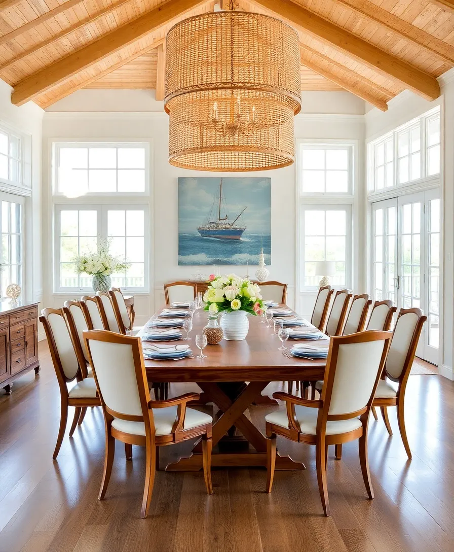 11 Sophisticated Hamptons Style Decor Ideas That Are Timeless and Chic! - 5. Statement Lighting