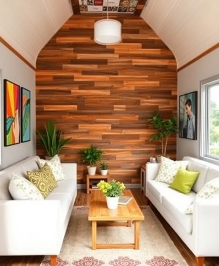 22 Modern Tiny House Decor Trends You Need to Know About (Prepare to Be Inspired!) - 7. Bold Accent Walls