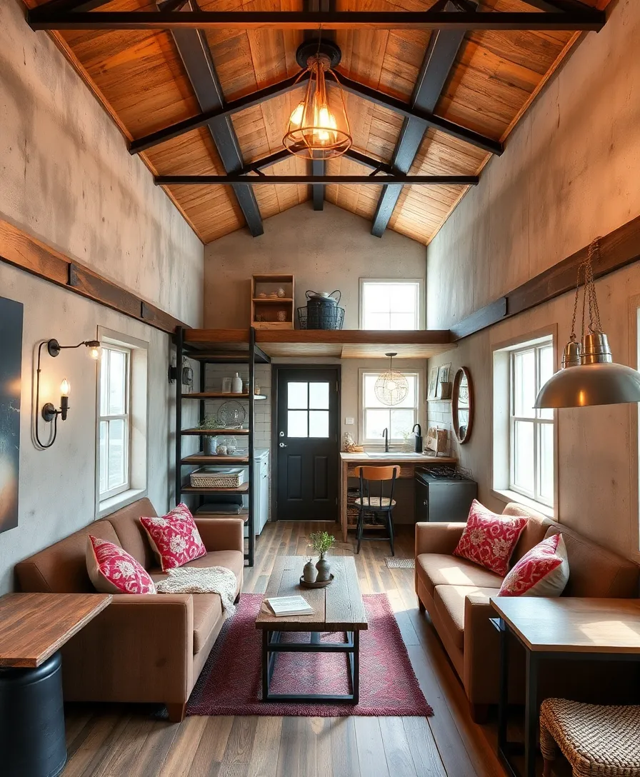22 Modern Tiny House Decor Trends You Need to Know About (Prepare to Be Inspired!) - 8. Industrial Chic