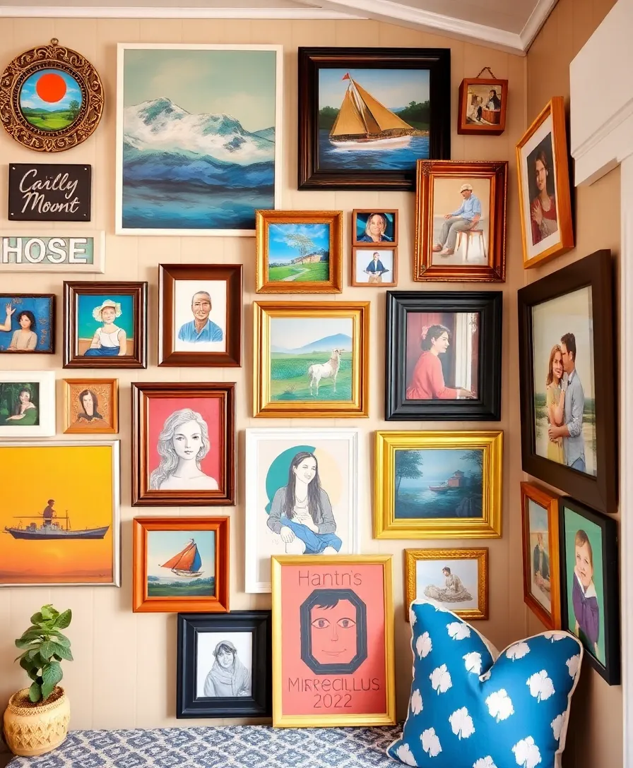 22 Modern Tiny House Decor Trends You Need to Know About (Prepare to Be Inspired!) - 18. Personalized Art Displays