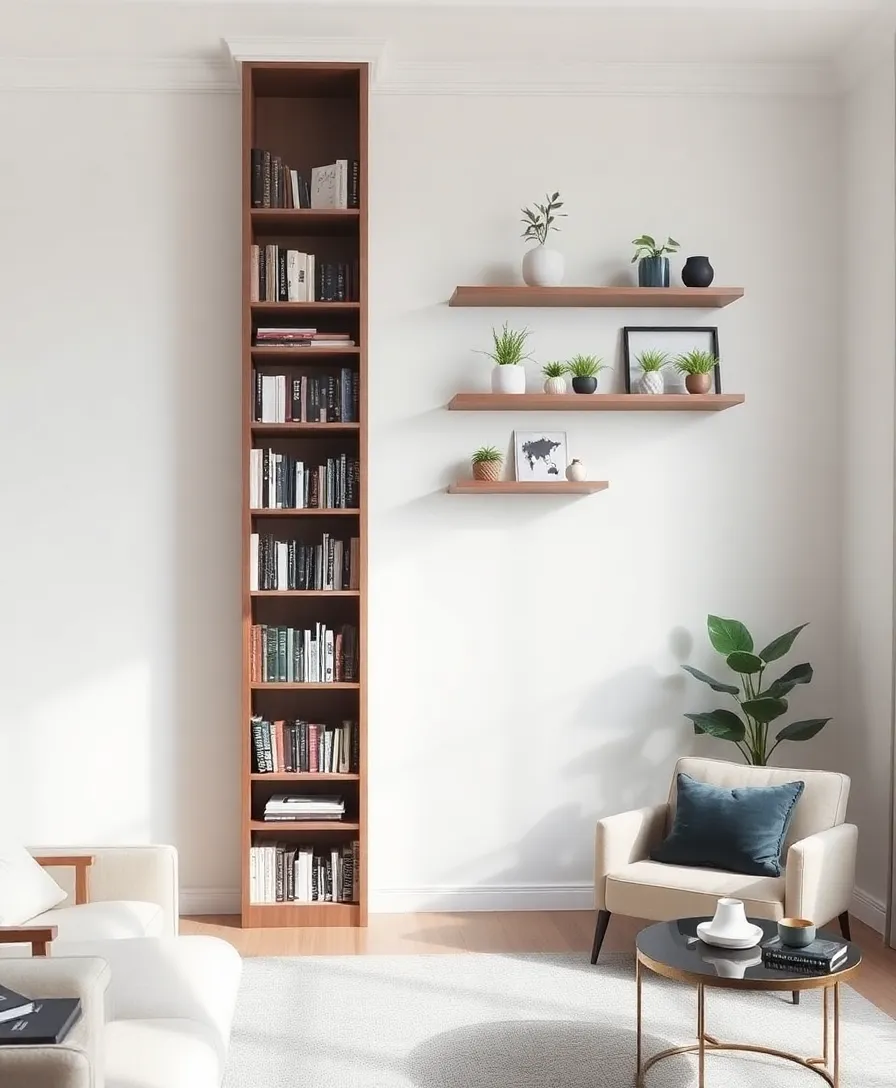 22 Elegant Small Apartment Decorating Ideas That Maximize Space (Check Out #6!) - 2. Vertical Storage Solutions