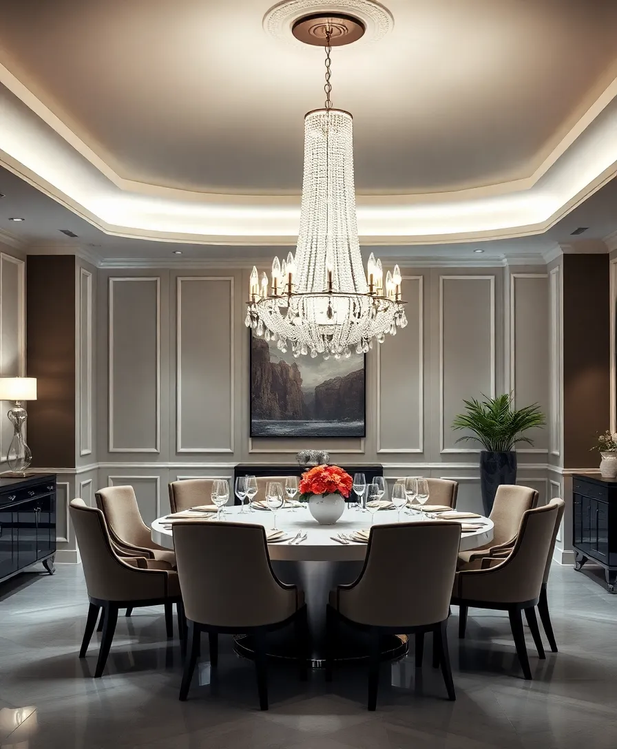 22 Elegant Small Apartment Decorating Ideas That Maximize Space (Check Out #6!) - 6. Statement Lighting Fixtures