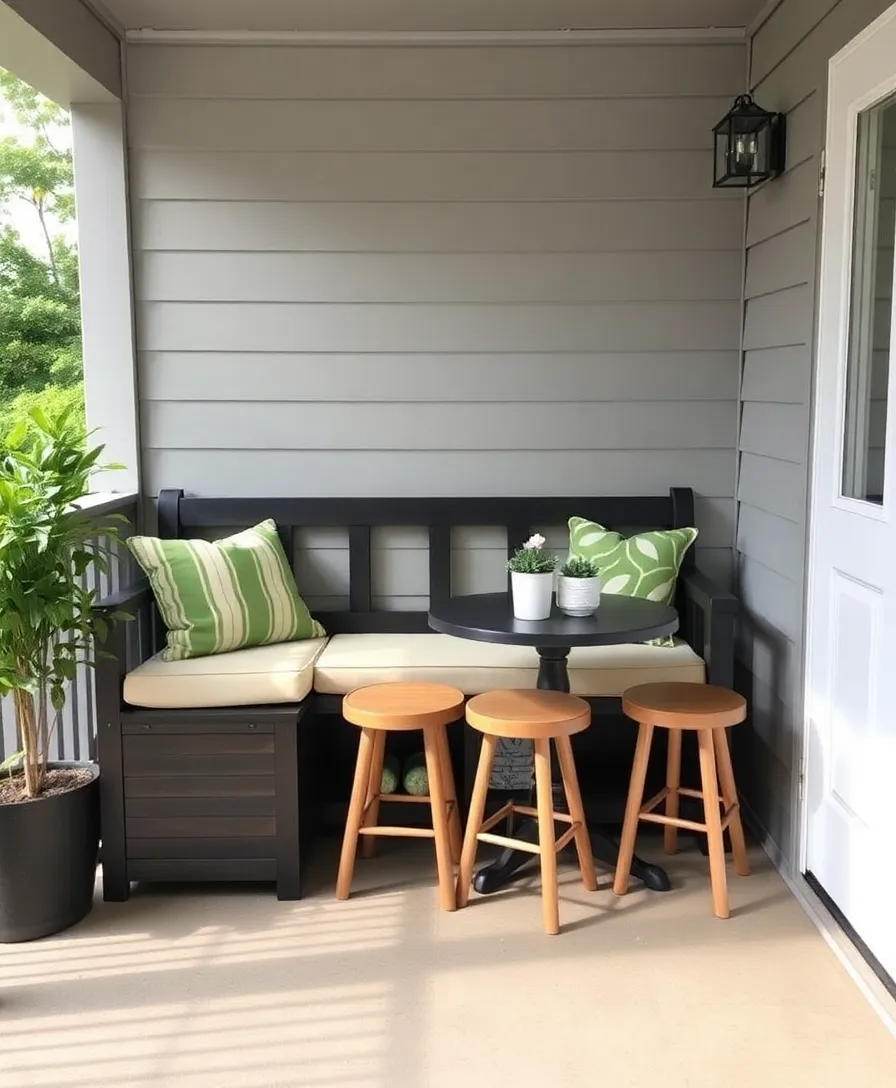 22 Small Porch Decorating Ideas That'll Make You Want to Spend All Day Outside! - 18. Creative Use of Space