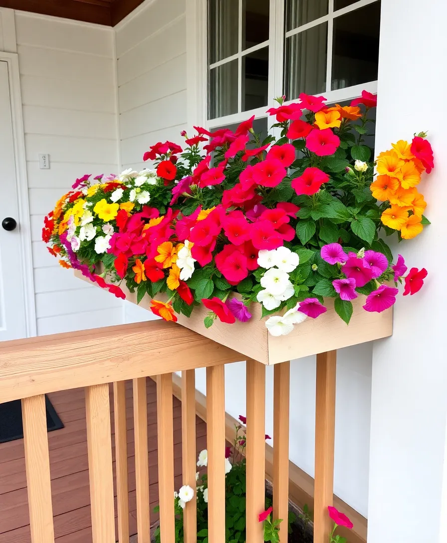 22 Small Porch Decorating Ideas That'll Make You Want to Spend All Day Outside! - 3. Colorful Flower Boxes