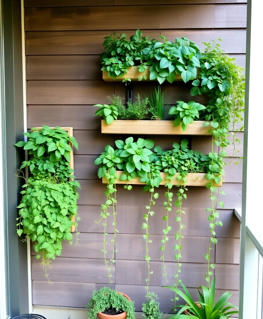 22 Small Porch Decorating Ideas That'll Make You Want to Spend All Day Outside! - 6. Vertical Garden Display