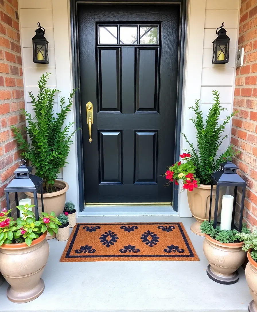 22 Small Porch Decorating Ideas That'll Make You Want to Spend All Day Outside! - 22. Inviting Entryway
