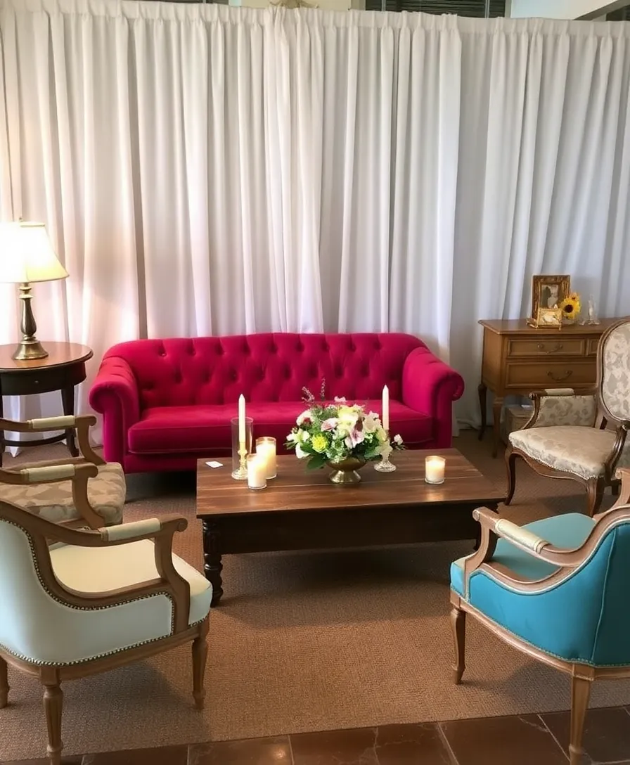 21 Unforgettable Timeless Wedding Decor Trends You’ll Want to Steal! - 5. Vintage Furniture Rentals