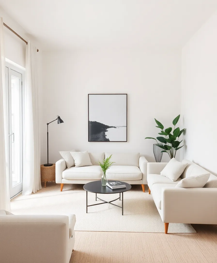 21 Minimalist Small Living Room Decor Hacks to Maximize Your Tiny Space (You'll Love #9!) - 5. Embrace Minimalist Decor