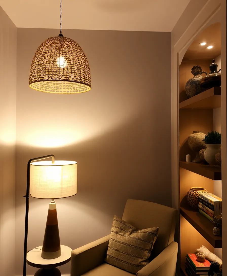 12 Afro Bohemian Style Decor Ideas That Will Transform Your Space Into a Cultural Oasis! - 6. Layered Lighting