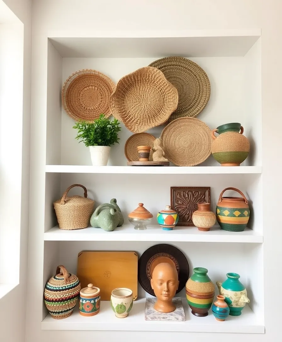 12 Afro Bohemian Style Decor Ideas That Will Transform Your Space Into a Cultural Oasis! - 7. Handmade & Artisan Decor