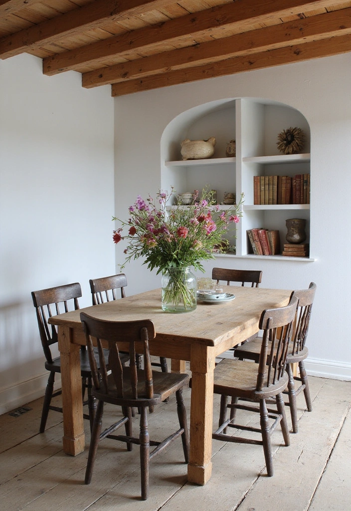 15 Enchanting English Cottage Decor Ideas That'll Make Your Home Feel Like a Fairytale! - 2. Incorporate Rustic Wooden Elements