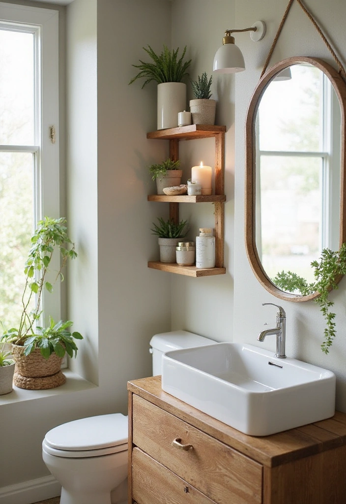 21 Zen Bathroom Decor Ideas That Will Transform Your Space into a Tranquil Oasis! - 1. Natural Wood Accents