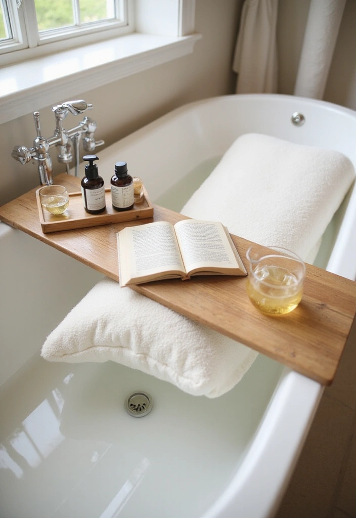 21 Zen Bathroom Decor Ideas That Will Transform Your Space into a Tranquil Oasis! - 17. Relaxing Bath Accessories