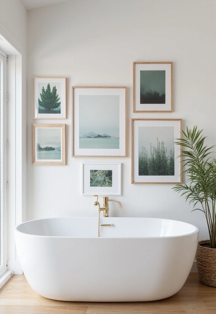 21 Zen Bathroom Decor Ideas That Will Transform Your Space into a Tranquil Oasis! - 18. Wall Art