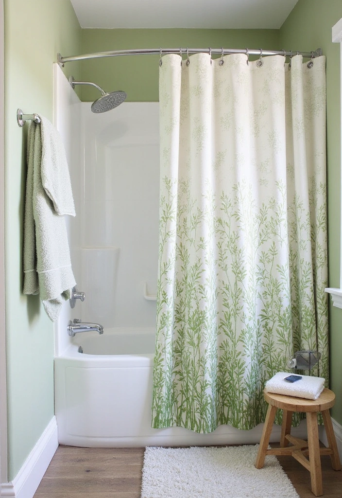 21 Zen Bathroom Decor Ideas That Will Transform Your Space into a Tranquil Oasis! - 19. Customized Shower Curtains