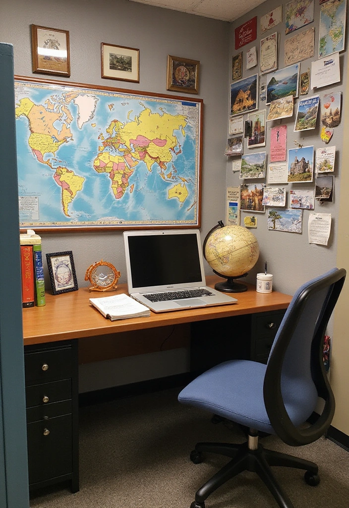 21 Cubicle Decor Ideas That'll Transform Your Workspace into a Productivity Paradise! - 11. Fun Themed Decor