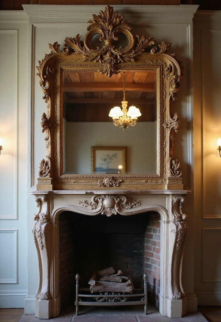 21 Vintage Home Decor Ideas That'll Make Your Space Feel Like a Time Capsule! - 7. Antique Mirrors
