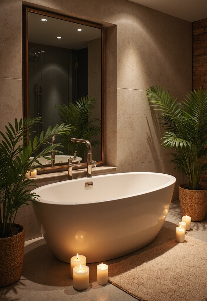 21 Jaw-Dropping Bathroom Decorating Ideas That Will Transform Your Space! - 17. Touch of Luxury with a Freestanding Bathtub