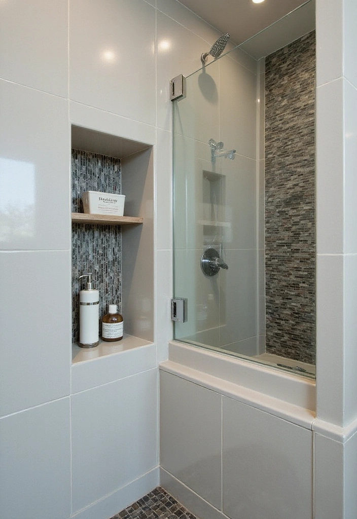 21 Jaw-Dropping Bathroom Decorating Ideas That Will Transform Your Space! - 14. Unique Shower Niche