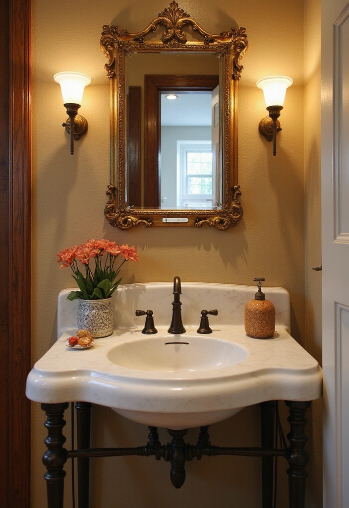 21 Jaw-Dropping Bathroom Decorating Ideas That Will Transform Your Space! - 10. Vintage Fixtures