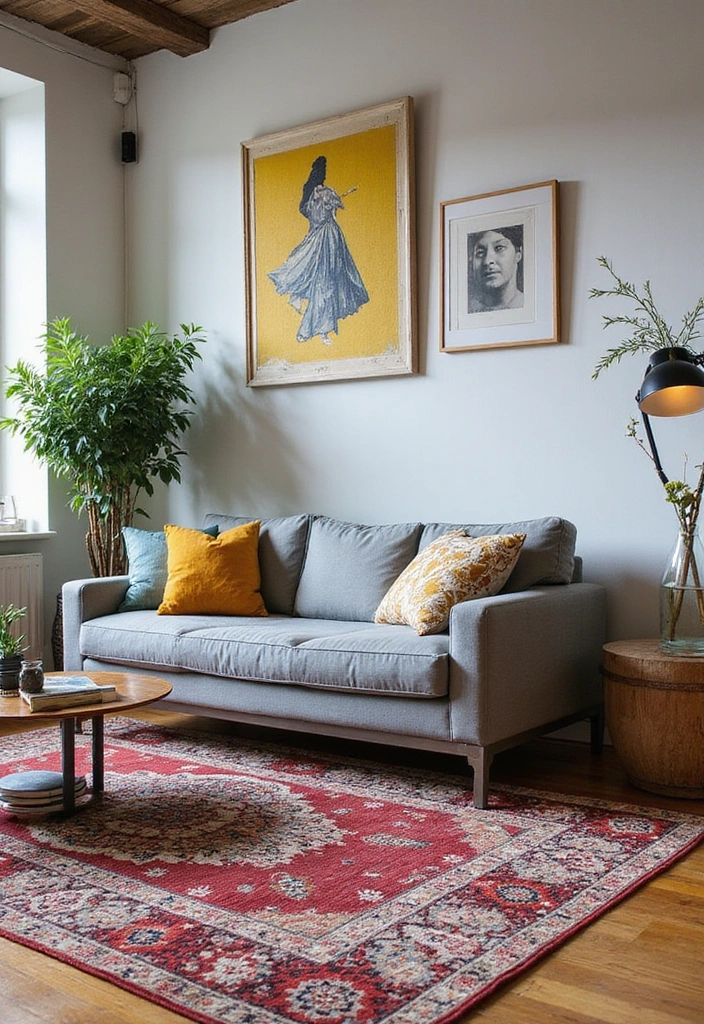21 Stunning Modern Industrial Decor Inspirations (Get Ready to Be Inspired by #11!) - 12. Statement Rugs