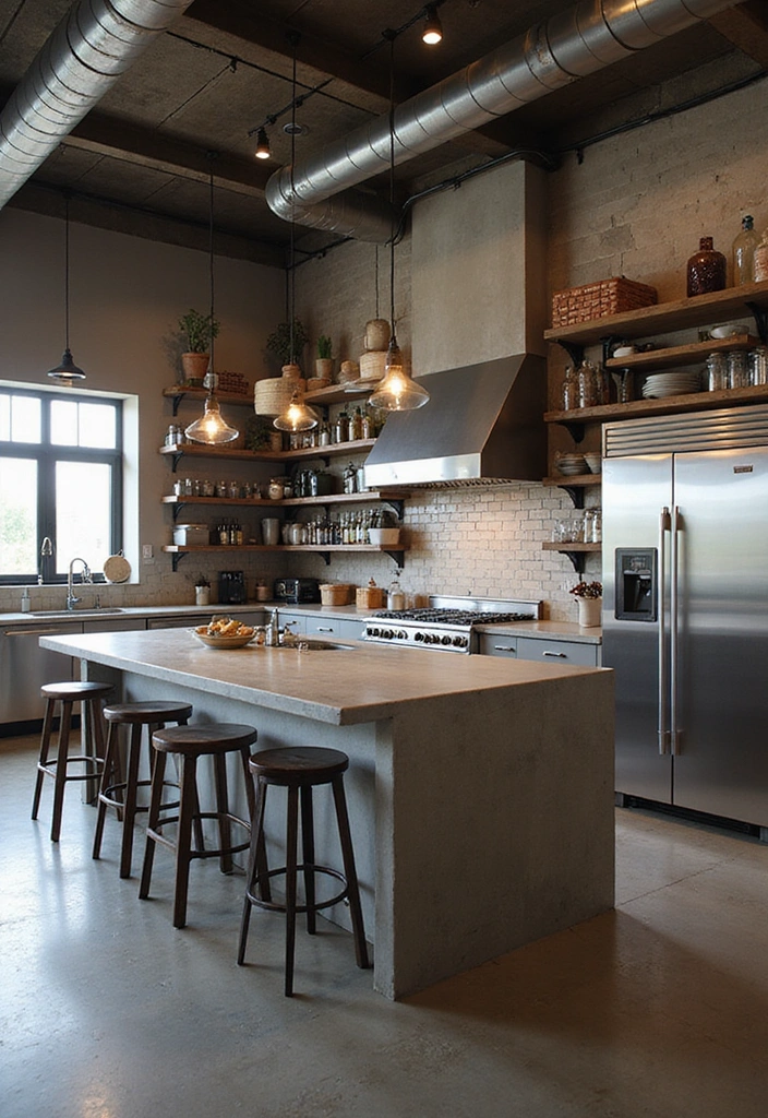 21 Stunning Modern Industrial Decor Inspirations (Get Ready to Be Inspired by #11!) - 10. Industrial-Style Kitchens