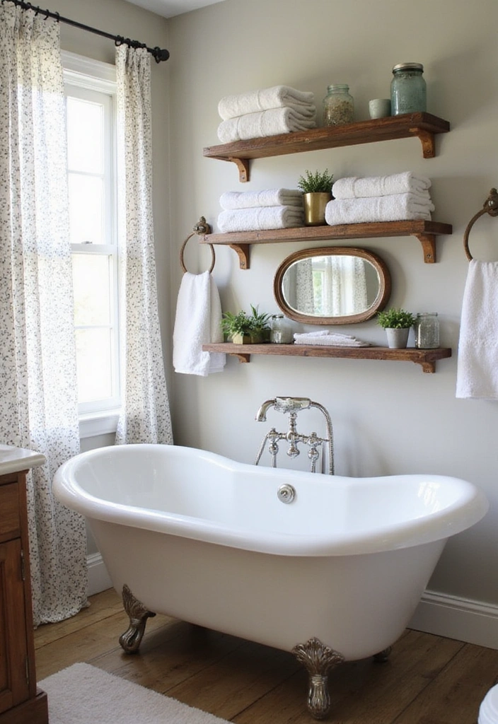21 Country Farmhouse Decor Ideas That'll Make You Want to Move In! - 6. Farmhouse Style Bathroom