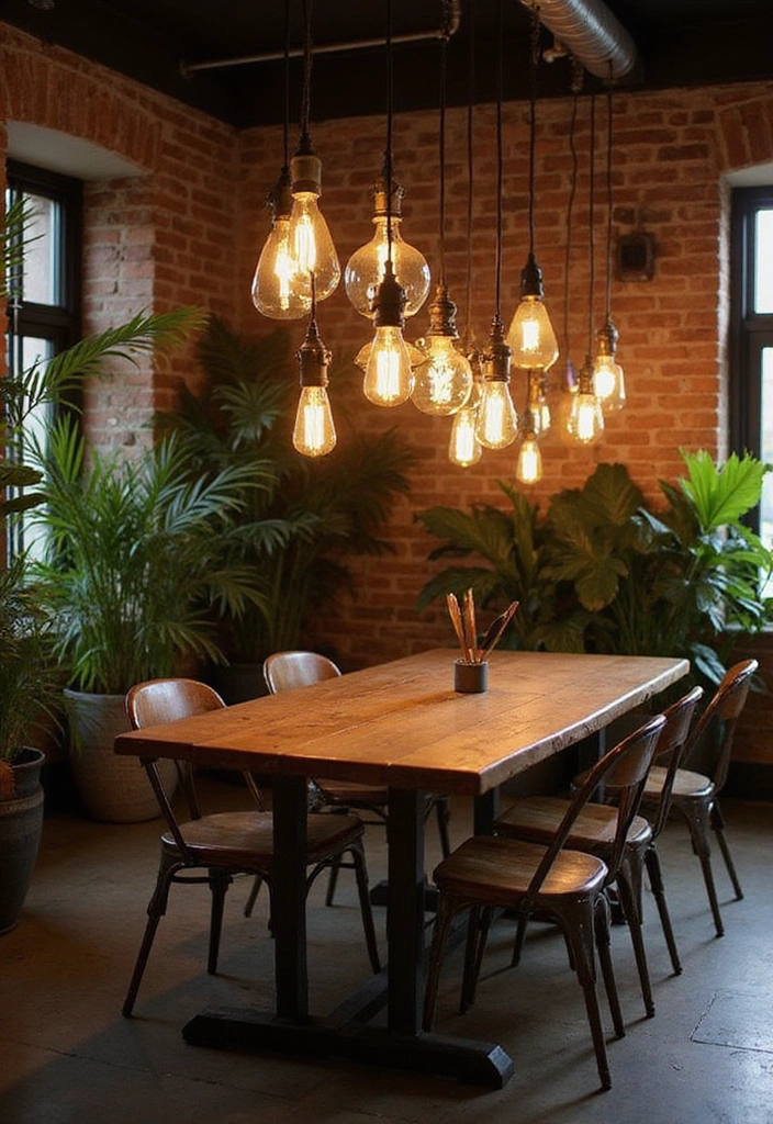 21 Stunning Modern Industrial Decor Inspirations (Get Ready to Be Inspired by #11!) - 3. Vintage Lighting Fixtures
