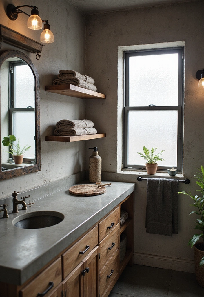 21 Stunning Modern Industrial Decor Inspirations (Get Ready to Be Inspired by #11!) - 16. Industrial-Style Bathrooms