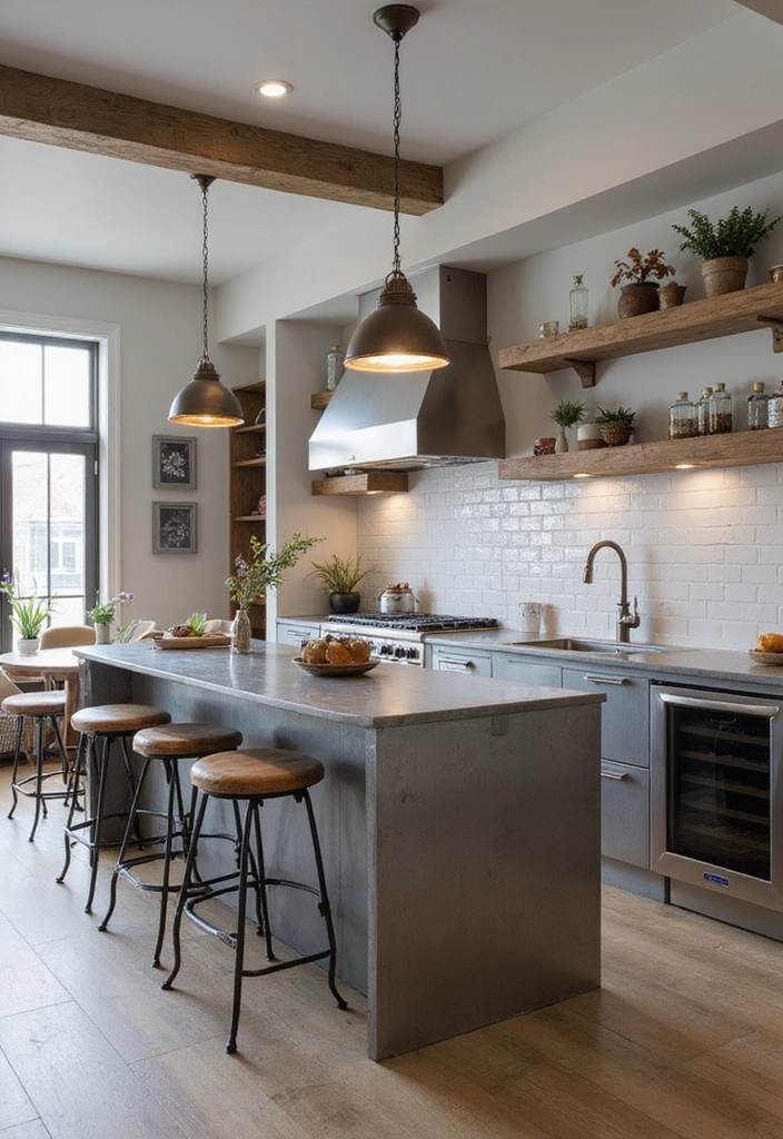 21 Stunning Modern Industrial Decor Inspirations (Get Ready to Be Inspired by #11!) - 2. Metal Accents Everywhere