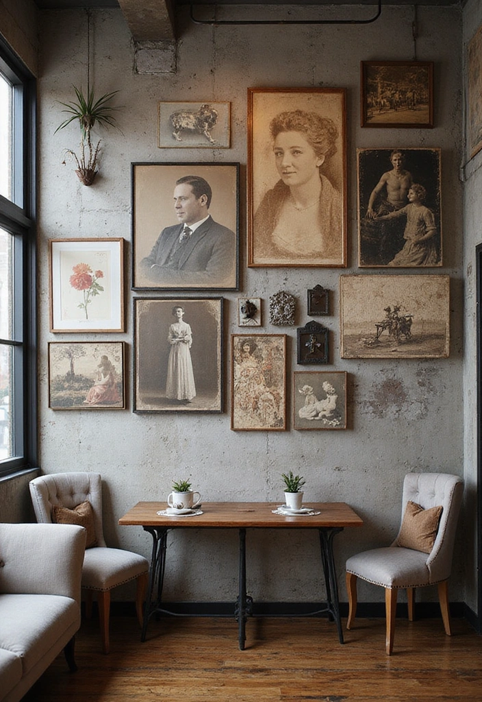 21 Stunning Modern Industrial Decor Inspirations (Get Ready to Be Inspired by #11!) - 7. Unique Wall Art