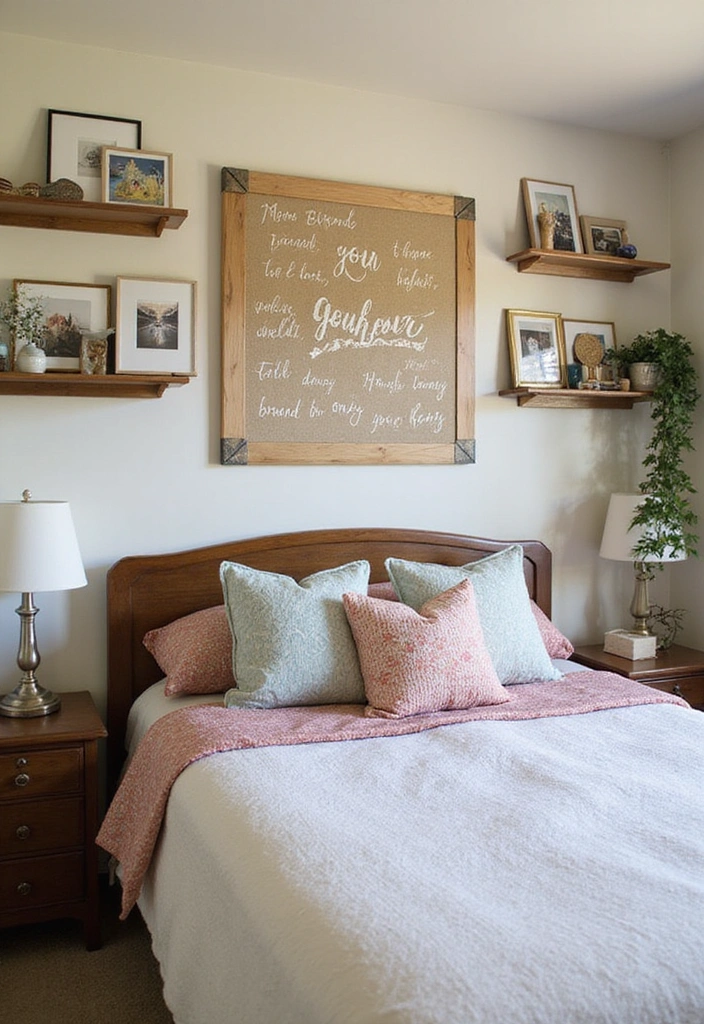 21 Chic Bedroom Decor Ideas That Will Transform Your Space into a Stylish Sanctuary! - 14. Personalized Touches