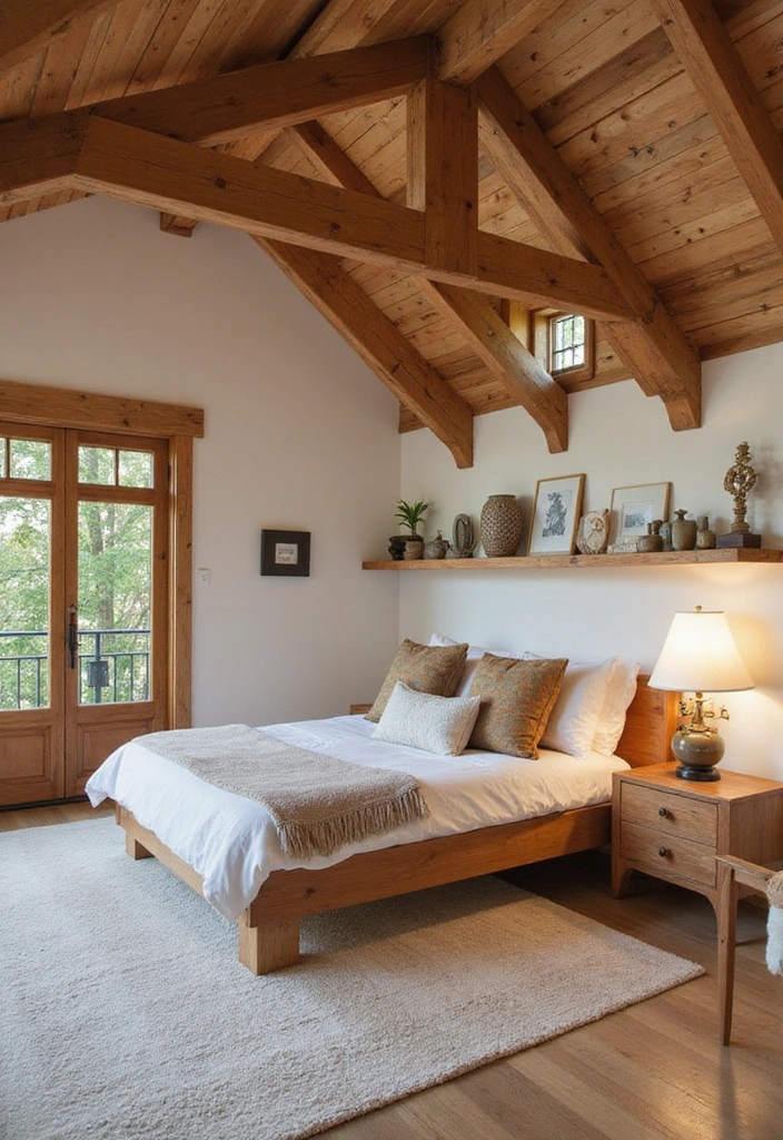21 Western Bedroom Decor Ideas That'll Make You Feel Like a True Cowboy (You Won't Believe #7!) - 17. Natural Wood Accents