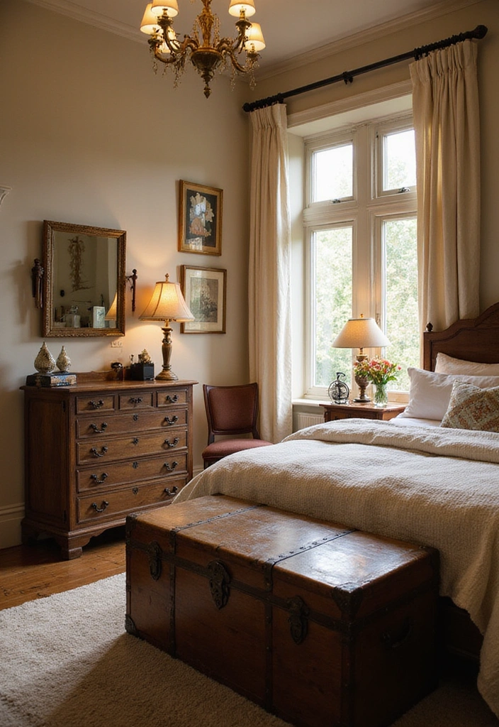 21 Western Bedroom Decor Ideas That'll Make You Feel Like a True Cowboy (You Won't Believe #7!) - 18. Vintage Inspired Decor