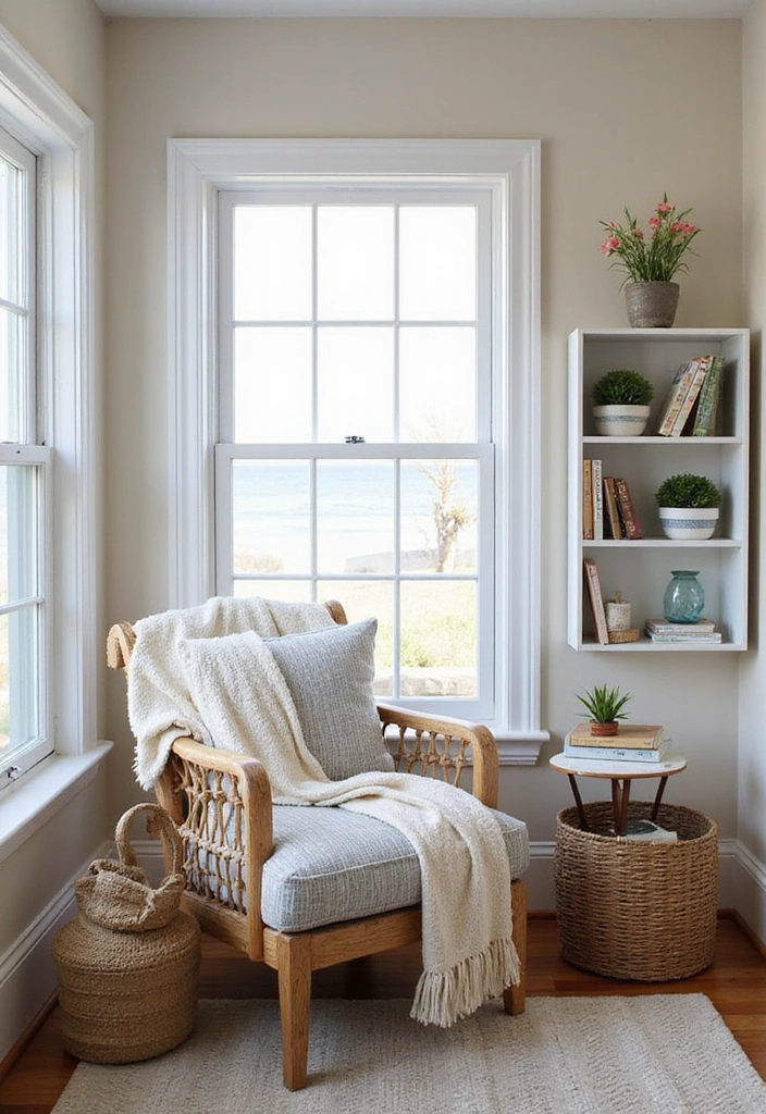 21 Modern Beach House Decor Ideas That Will Make You Feel Like You’re on Vacation Every Day! - 13. Cozy Nooks