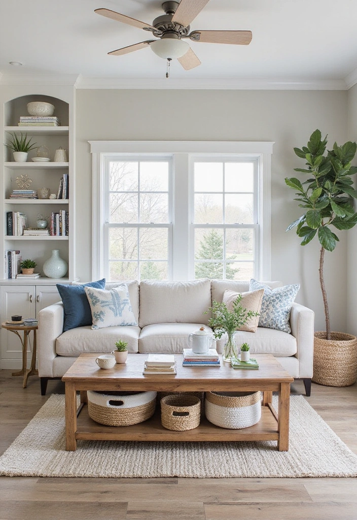 21 Modern Beach House Decor Ideas That Will Make You Feel Like You’re on Vacation Every Day! - 14. Smart Storage Solutions