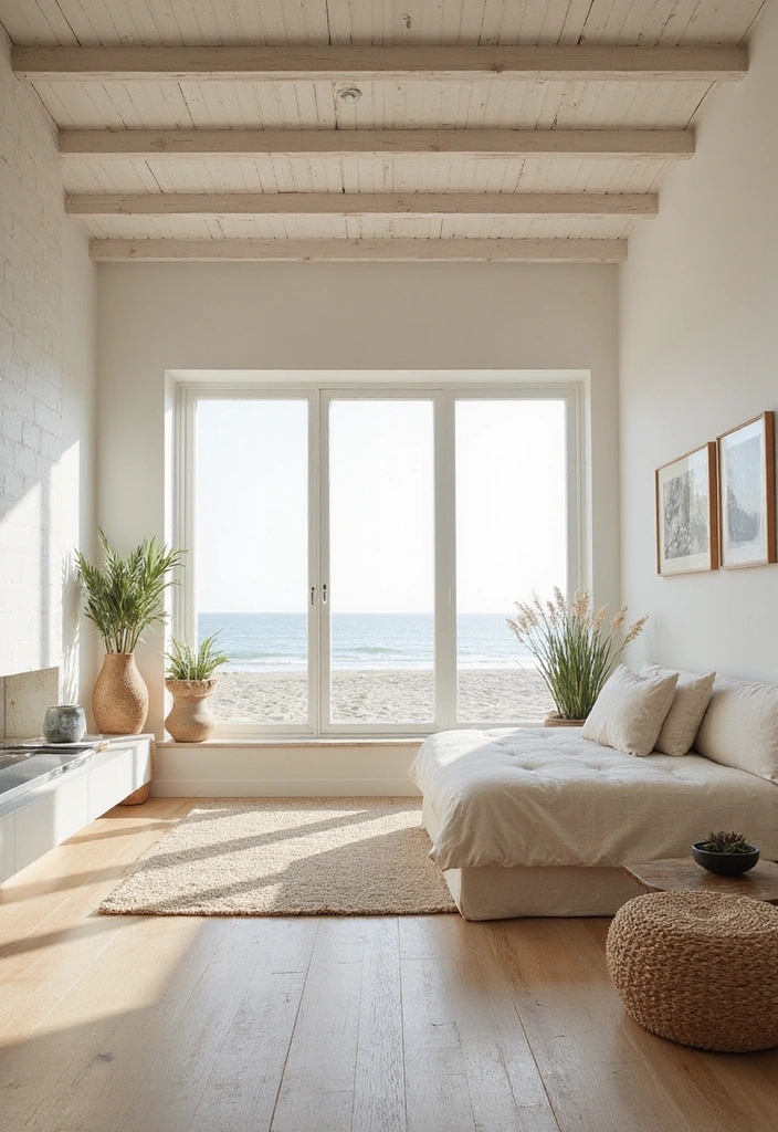 21 Modern Beach House Decor Ideas That Will Make You Feel Like You’re on Vacation Every Day! - 21. Embrace Minimalism