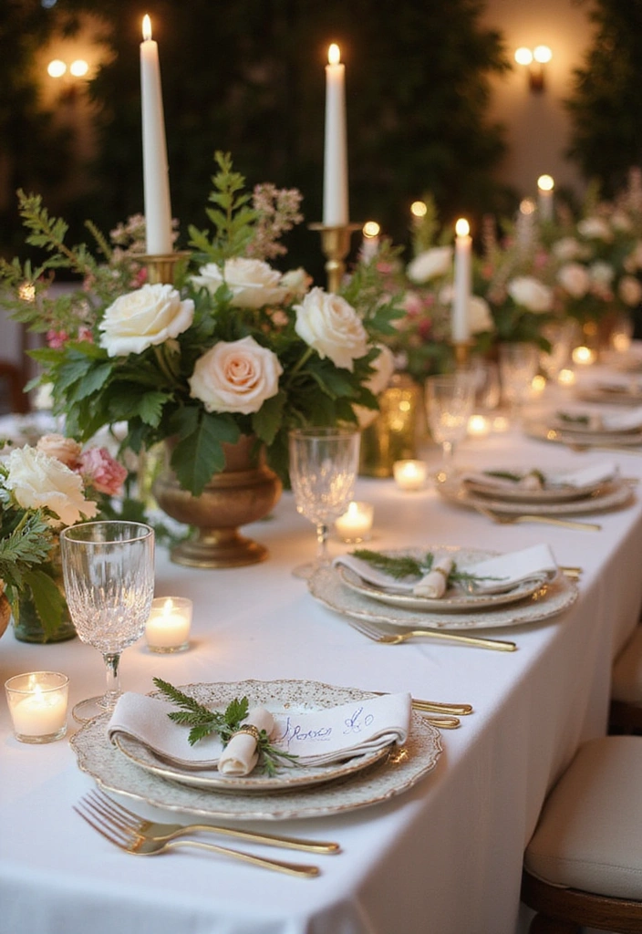 21 Wedding Decor Ideas That Will Make Your Dream Day Unforgettable! (You Won't Believe #11!) - 2. Elegant Table Settings