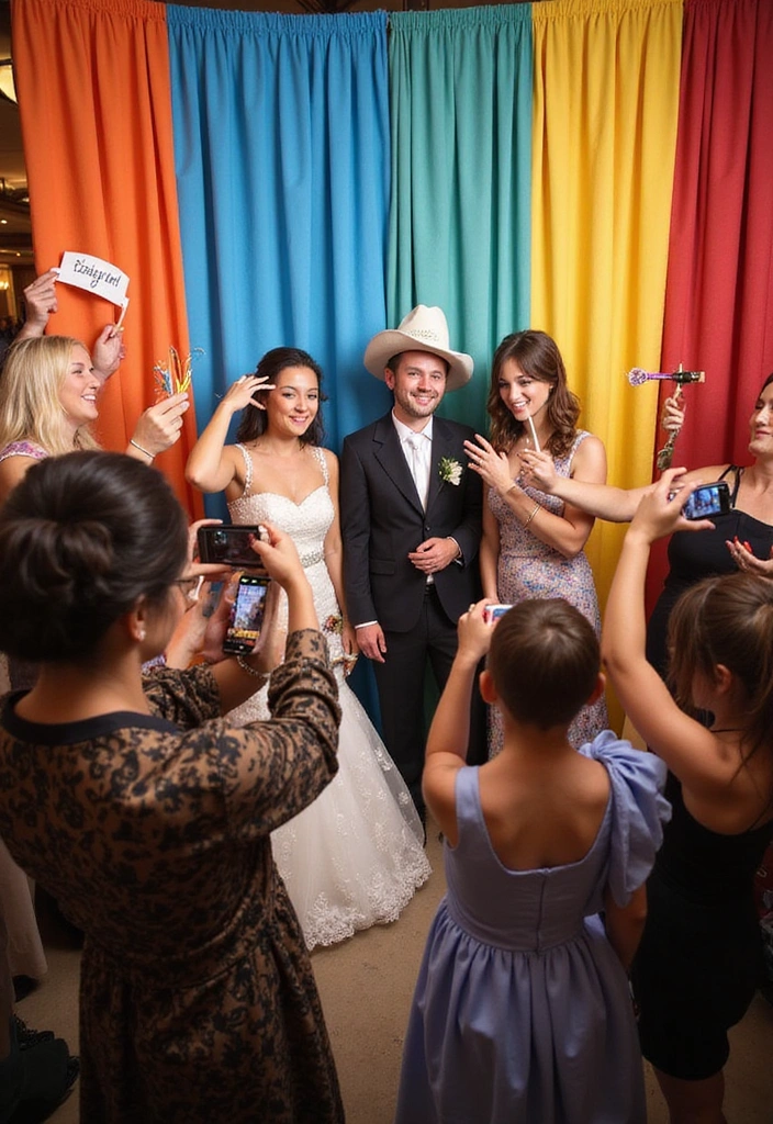 21 Wedding Decor Ideas That Will Make Your Dream Day Unforgettable! (You Won't Believe #11!) - 19. Fun Photo Booths