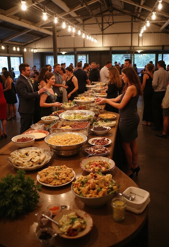 21 Wedding Decor Ideas That Will Make Your Dream Day Unforgettable! (You Won't Believe #11!) - 15. Creative Food Stations