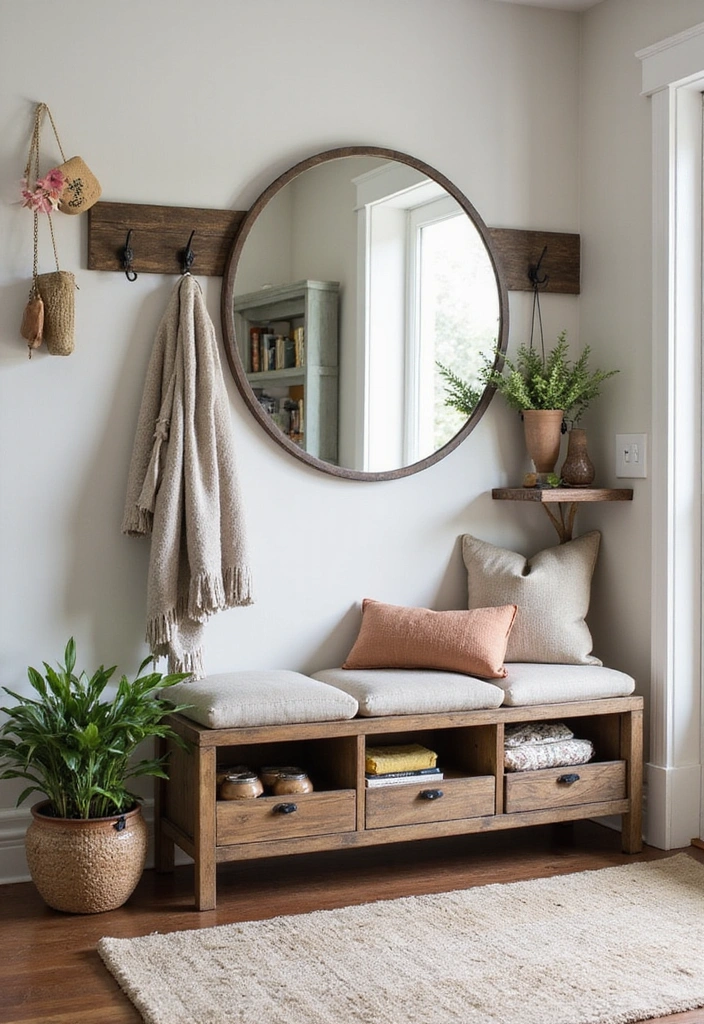 21 Country Farmhouse Decor Ideas That'll Make You Want to Move In! - 4. Charming Entryways