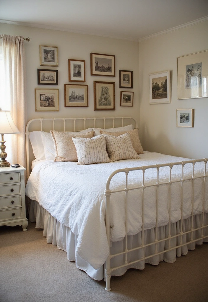 21 Country Farmhouse Decor Ideas That'll Make You Want to Move In! - 3. Vintage-Inspired Bedrooms