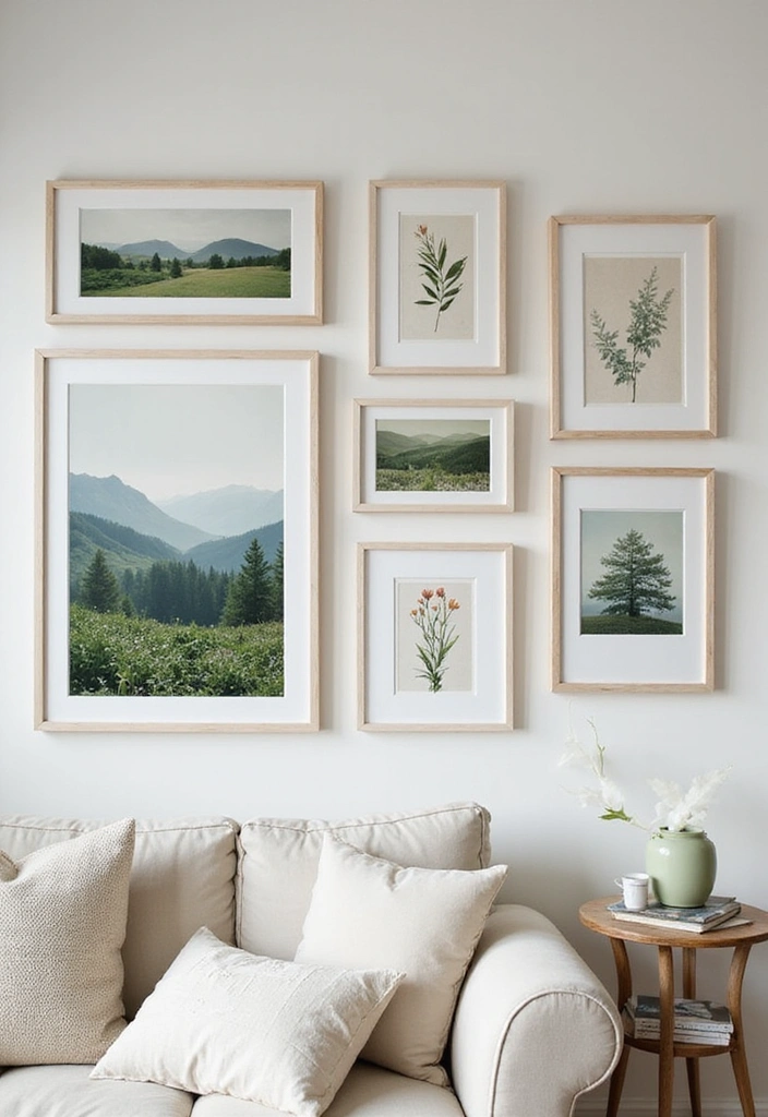 21 Hippie Room Decor Ideas That Will Transform Your Space into a Bohemian Paradise! - 4. Nature-Inspired Wall Art