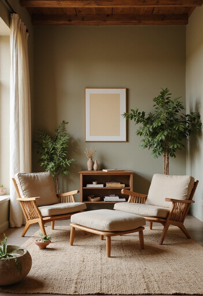 21 Hippie Room Decor Ideas That Will Transform Your Space into a Bohemian Paradise! - 8. Earthy Color Palette