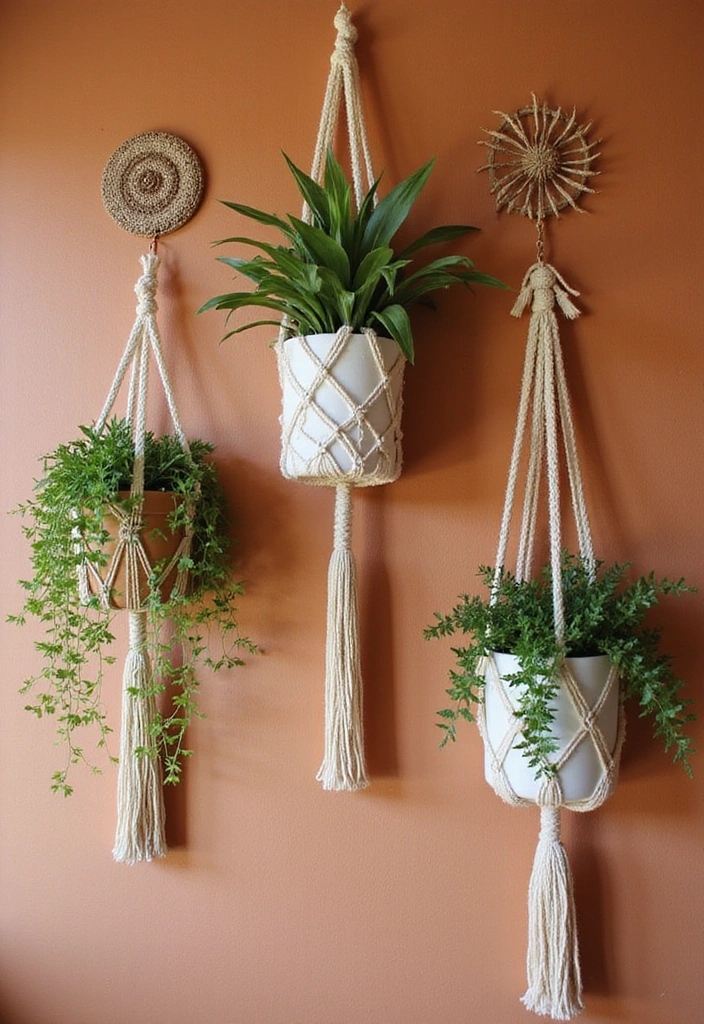 21 Hippie Room Decor Ideas That Will Transform Your Space into a Bohemian Paradise! - 7. Macrame Hangings
