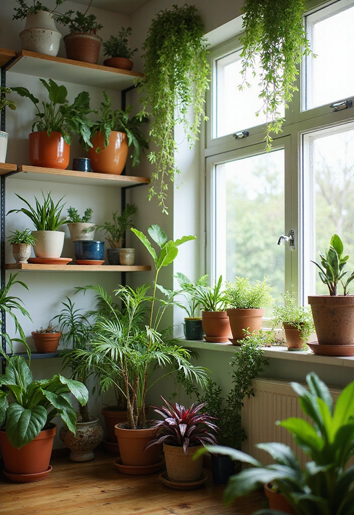 21 Hippie Room Decor Ideas That Will Transform Your Space into a Bohemian Paradise! - 10. Indoor Plants