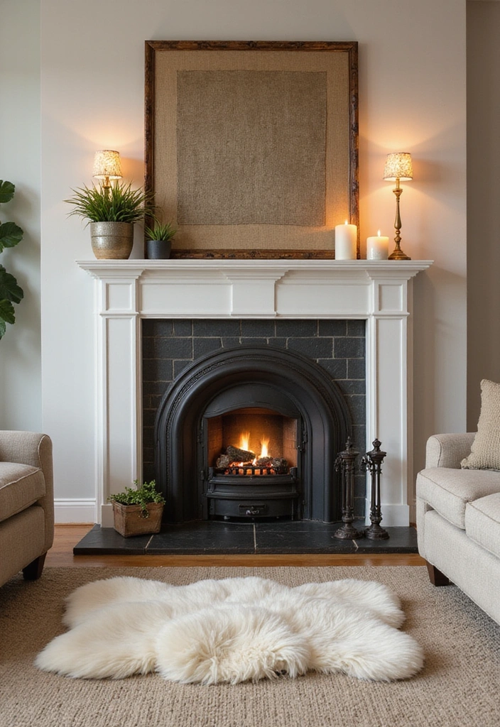 21 Living Room Decor Ideas That Will Transform Your Space into a Cozy Retreat! - 13. Add a Fireplace