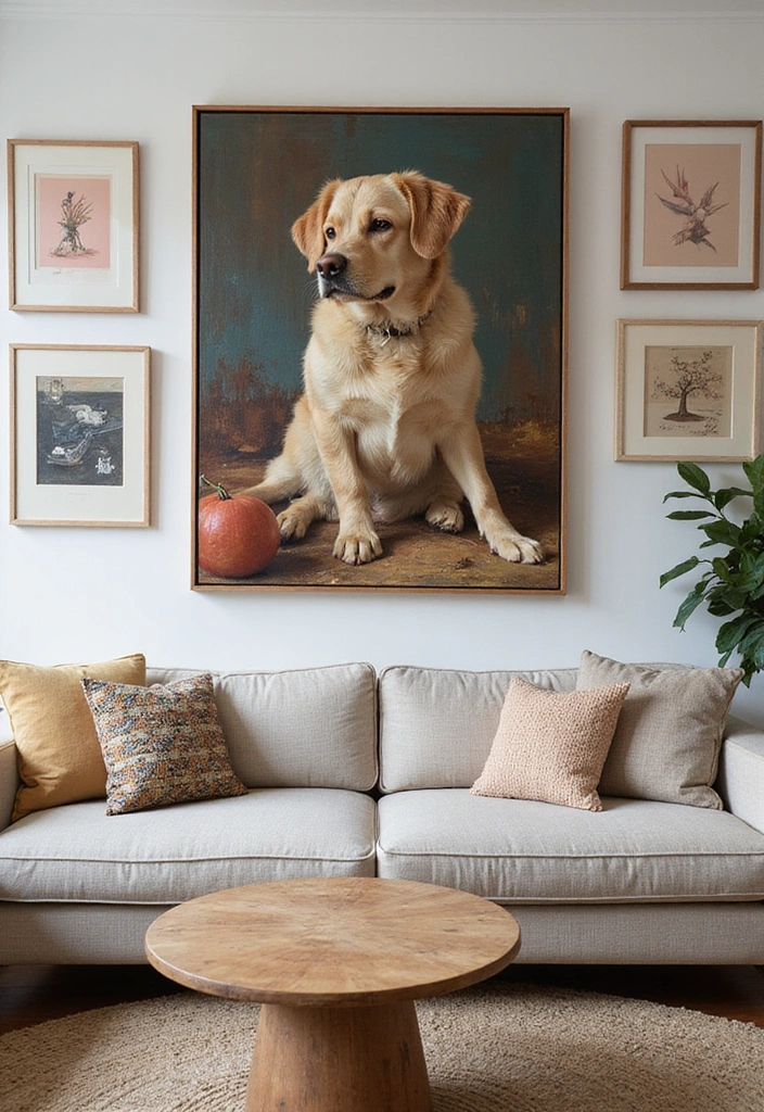 21 Living Room Decor Ideas That Will Transform Your Space into a Cozy Retreat! - 21. Incorporate Art