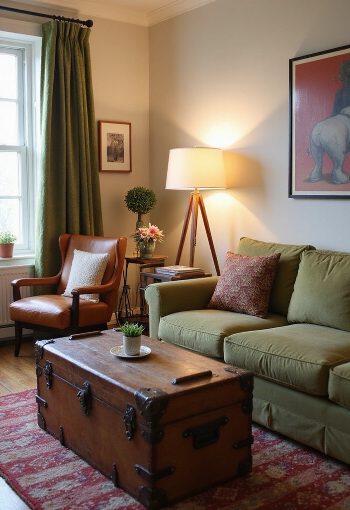 21 Living Room Decor Ideas That Will Transform Your Space into a Cozy Retreat! - 9. Vintage Finds