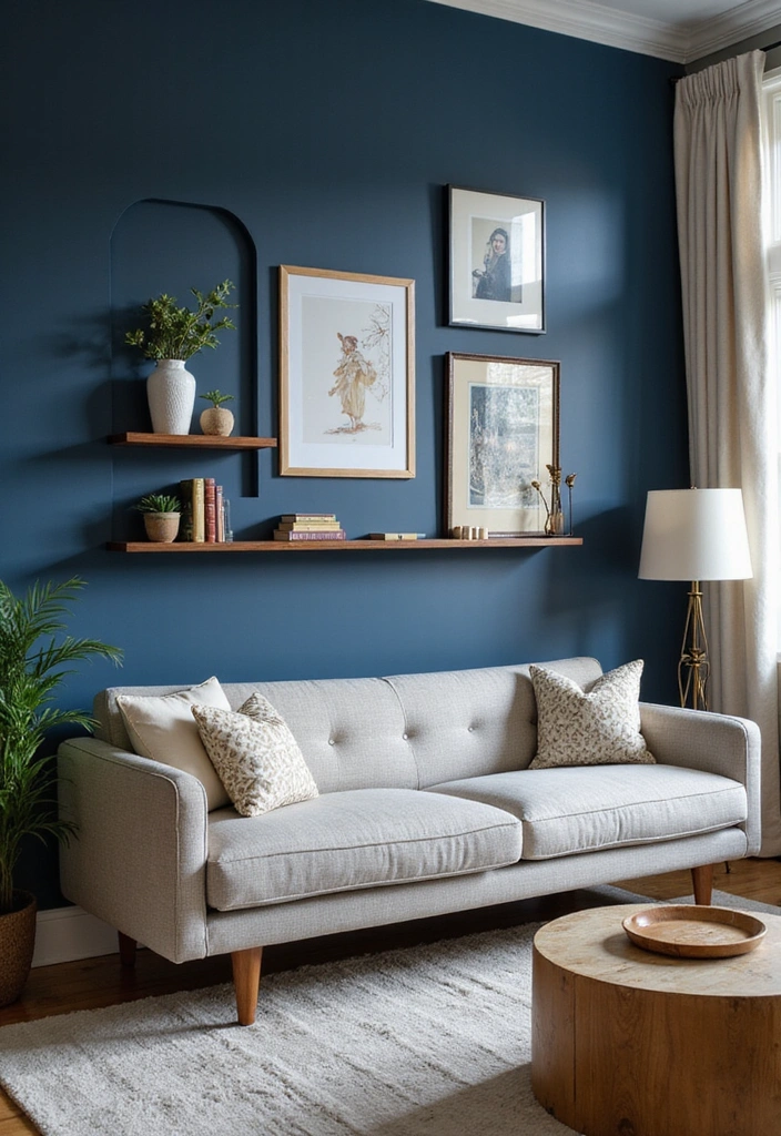 21 Living Room Decor Ideas That Will Transform Your Space into a Cozy Retreat! - 17. Accent Walls